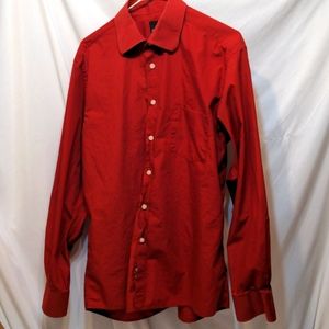 ESPRIT red button up red shirt